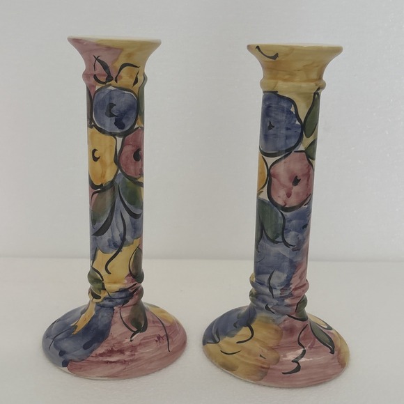 Jay Willfred Ceramic Taper Candle Holders Div of Andrea‎ by Sadek - Picture 7 of 12